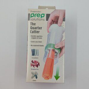 Progressive Prep Solutions Quarter Cutter | White & Green | New In Box